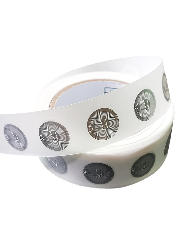   UID 변경 가능 S50 1K NFC 스티커, 습식 상감 RFID 태그 섹터 0 블록 0 재기록 가능 빈 카드 복사 클론, 25mm, 13.56mhz, 10/50 개 