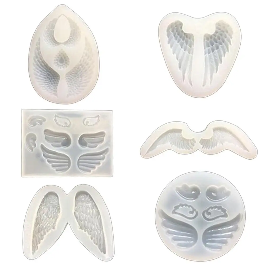 

Silicone Mold Angle Wing Mirror Mould DIY Craft Jewelry Epoxy Resin Mold Tool New