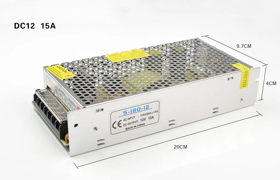 DC12V 1A 2A 3A 5A 8A 10A 15A светодиодный светильник ing трансформаторы светодиодный адаптер питания для светодиодной ленты светильник питания AC/DC адаптер