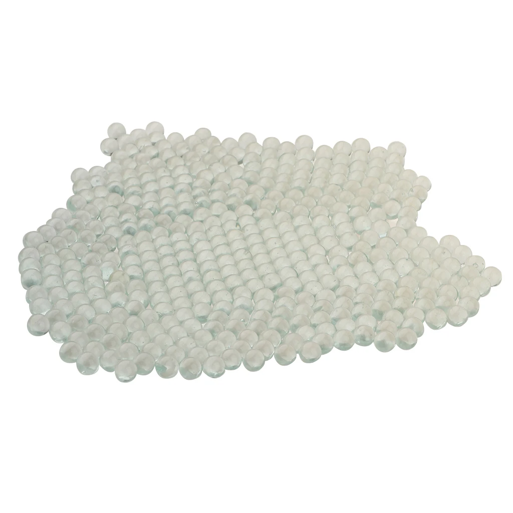 700pcs (10mm) Replacement Solid Glass Marbles for Chinese Checker, Aggravation, Wahoo Board Game (Clear)