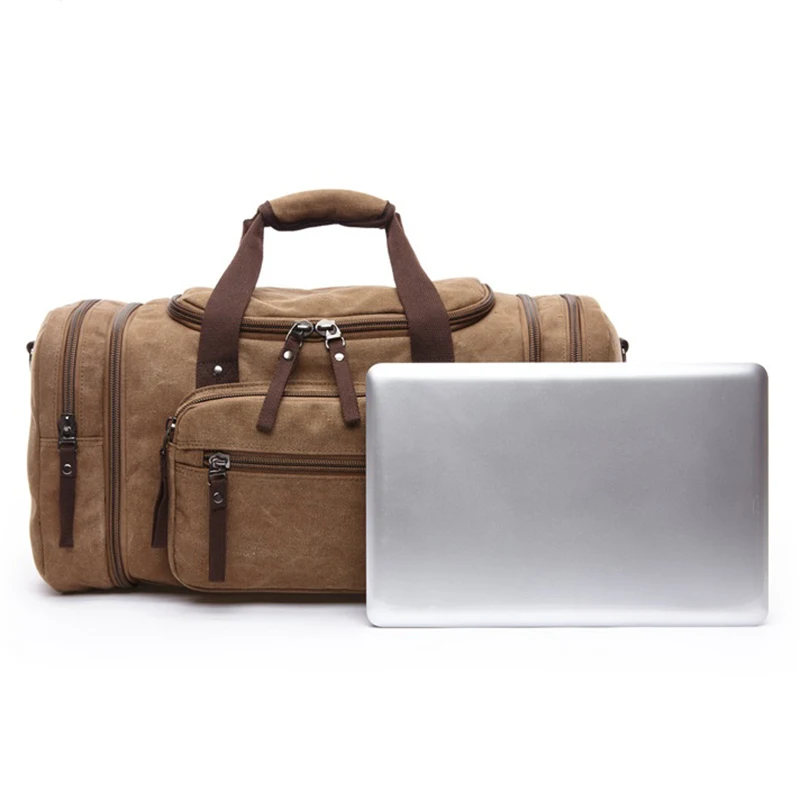 Большой Вместительный мужской багаж для путешествий, сумки для путешествий, холщовые дорожные сумки, сумки на плечо для выходных, многофункциональная сумка для путешествий