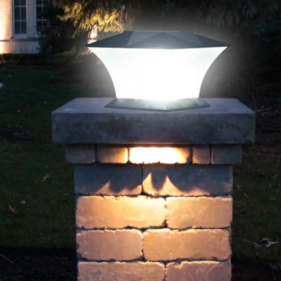 

Light LED Solar Power Outdoor Wall Light Garden Landscape Fence Yard Lamp Villa Decoration Lantern