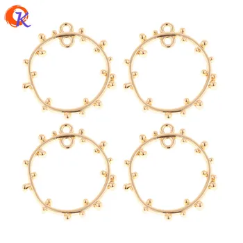 

Cordial Design 50Pcs 25*27MM Jewelry Accessories/Earrings Connectors/DIY Parts/Irregular Ring Shape/Hand Made/Earring Findings