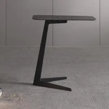

Italian Minimalist Slate Table Nordic Light Luxury Creative Corner Table Sofa Side Table Modern Living Room Corner Mobile