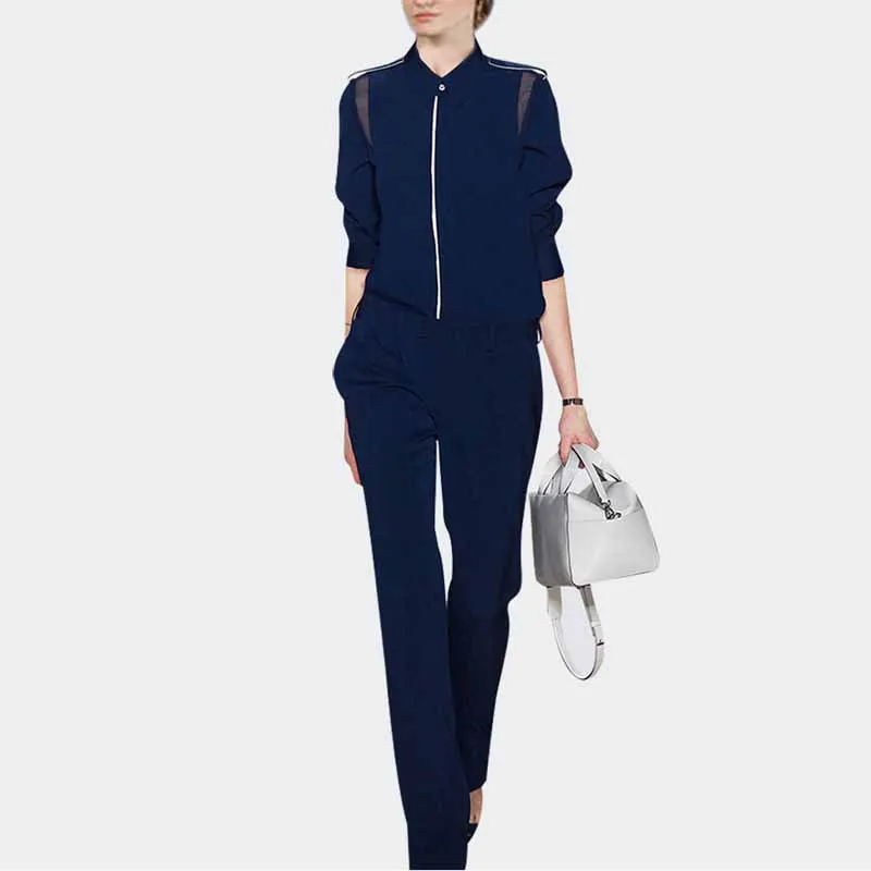 

Burst 2019 New Style Spring And Autumn Leisure Sports Suit Cropped Jacket Western Style Set Trousers Casual Pants Two-Piece Set