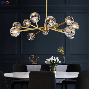 

Luxury Crystal Pendant Lights Creative Molecule Pendant Lamp Hanging Lamp Hang Lamp Home Lighting Fixtures Luminaire Suspension