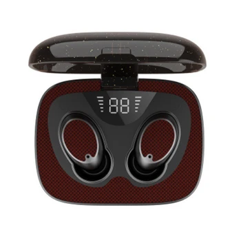 

ES02 Bluetooth Headset 5.0 Bilateral Stereo Wireless Headset Hands-Free Sports Earbud Gaming Headset(Red)
