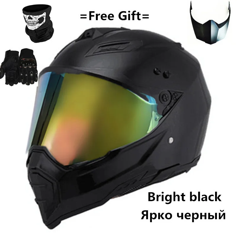

BYE New Motorcycle Helmet Men Full Face Helmet Moto Riding ABS Material Adventure Motocross Helmet Motorbike DOT Certification#