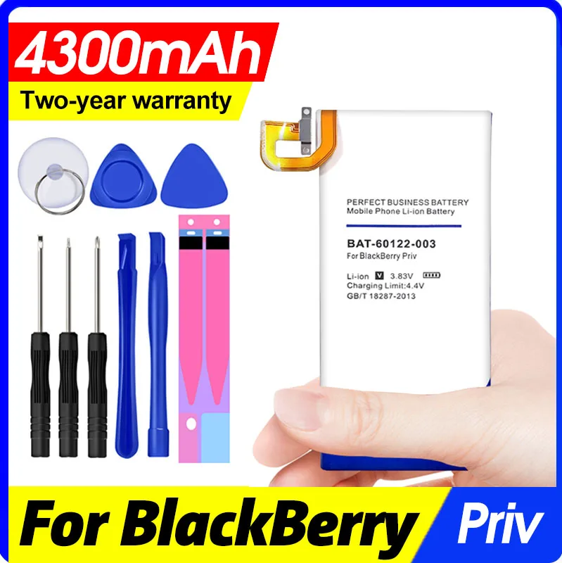 4300mAh BAT 60122 003 мобильный телефон аккумулятор для BlackBerry Priv запасная батарея