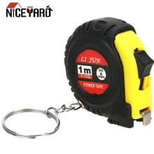 NICEYARD 1 м Выдвижная линейка измерительная лента портативная Тяговая линейка мини швейная ткань метрический инструмент портного измерительного инструмента рулетка