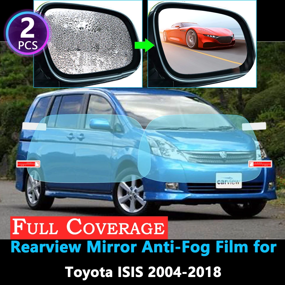 Полное покрытие Защитная противотуманная пленка для Toyota ISIS 2004~ Автомобильное зеркало заднего вида непромокаемые пленки аксессуары