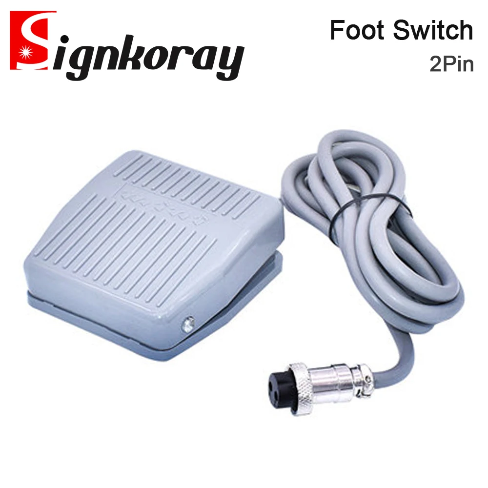 SignkoRay Footswitch Foot Momentary Control Switch Electric Power Pedal for Laser Marking Machine co2 laser control system laser control card for laser marking machine