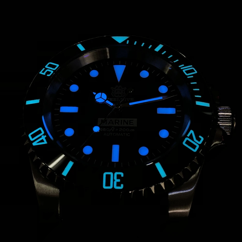 STEELDIVE SD1954 mens dive watches luxury brandsport men automatic mechanical watch 200m waterproof wristwatch NH35