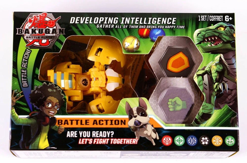 8 шт./кор. TOMY BAKUGAN боевой бакуганы заданное значение модель украшения 16 карт и 16 Магнитная тормозные колодки, детские игрушки подарок