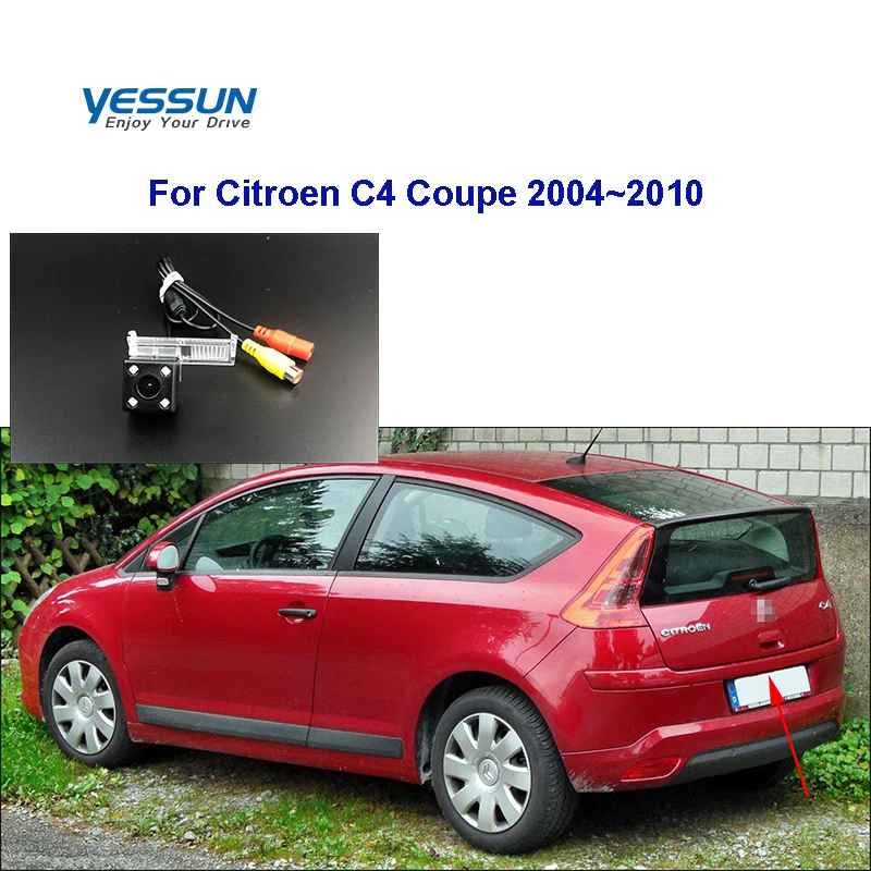 

Yessun HD CCD Night Vision Car Rear View Reverse Backup Camera Waterproof For Citroen C4 Coupe 2004~2010