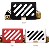 2019 women's handbag fashion PU leather stripe messenger bag women's messenger bag hot sale 2