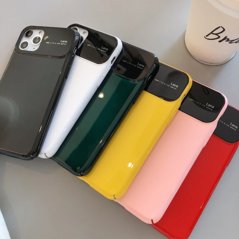 Роскошный однотонный яркий чехол для iPhone 11 Pro XS Max XR 7 8 6S plus персонализированный
