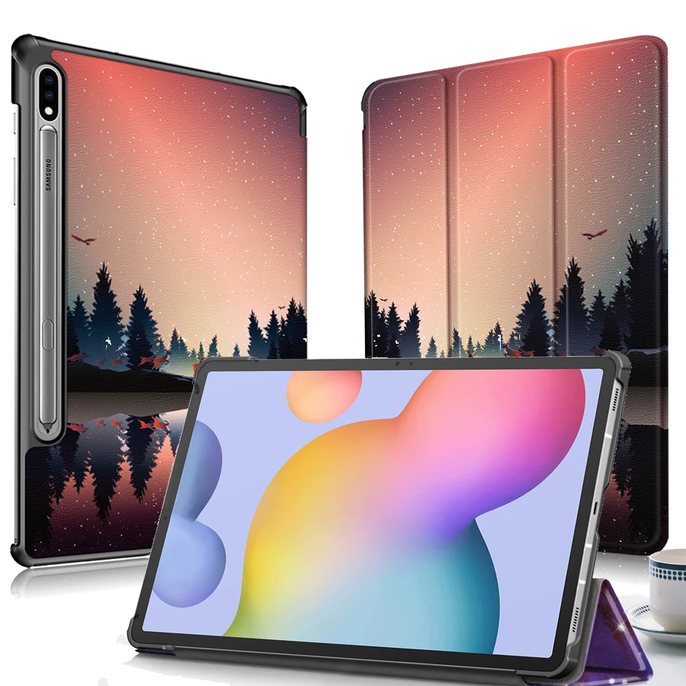 Чехол-книжка для Samsung galaxy tab S7 11 SM-T870 SM-T875 дюймов 2020 | Компьютеры и офис
