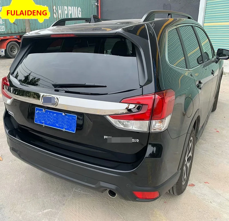 Для Subaru Forester собачка из нержавеющей стали задние крышки багажника литые накладки аксессуары для стайлинга автомобилей