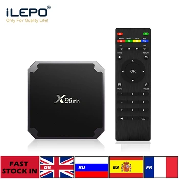 

X96 mini Android 9.0 TV Box Amlogic S905W Quad Core 2.4G Wifi 4K HD Media Player 2GB 16GB X96mini 1080P Smart TV Box Set Top Box