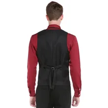 Наружная форма для фотосессии стиль мужской модный однотонный однобортный классический мужской Костюм Джентльмена жилет M13