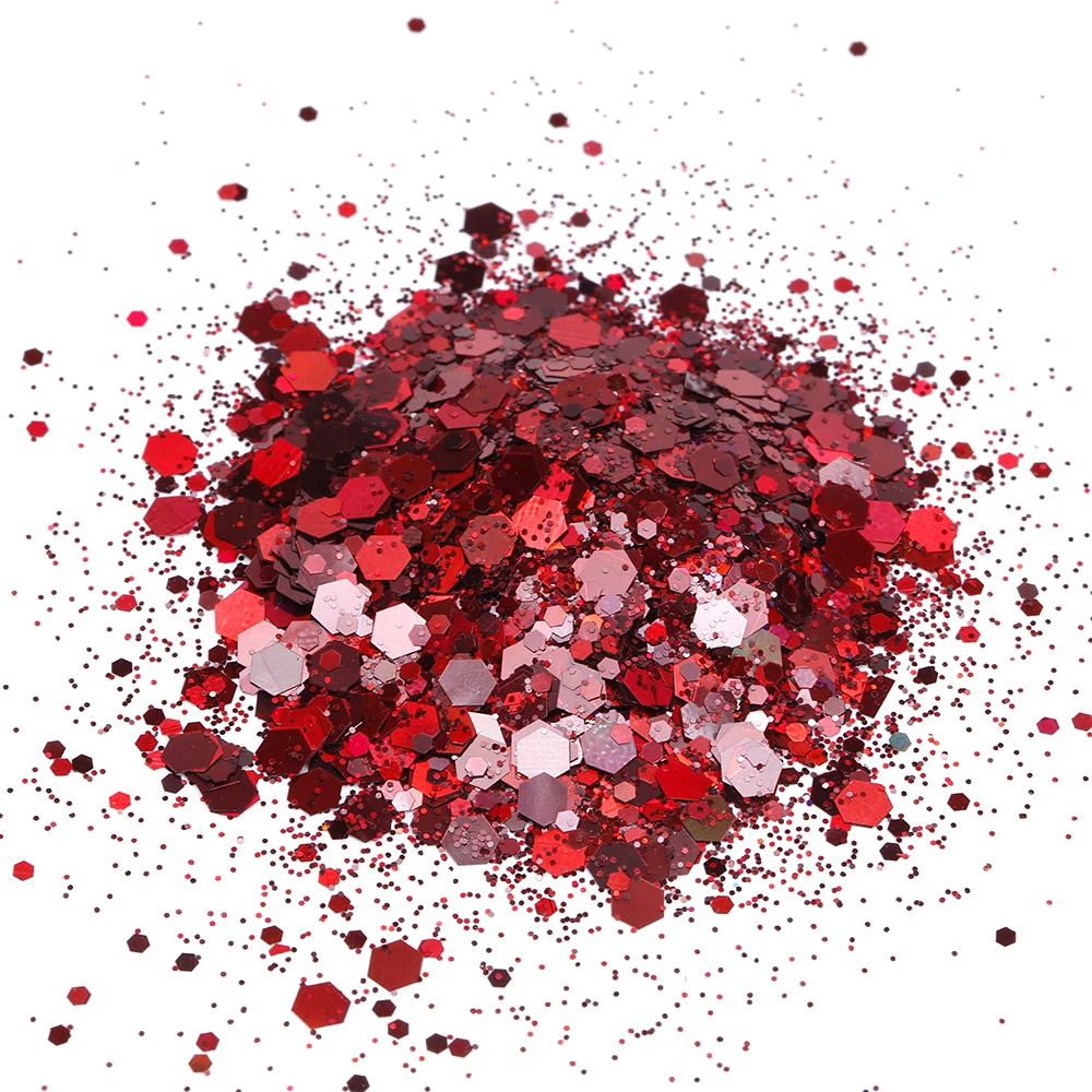 color22 1 кг 1000 г блеск в 30 цветах! Объемная массивных и тонких ногтей для рукоделия массивный блеск смешанные голографические смешанные блестки - Цвет: color22
