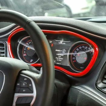 

For Dodge Challenger 2015-2019 Dashboard Ring Decor Dash Trim High quality