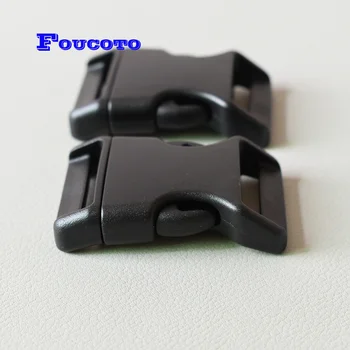 

100pcs/lot plastic release buckle snap hook 25mm webbing DIY dog collar bags paracord backpack accessories safety belt buckle