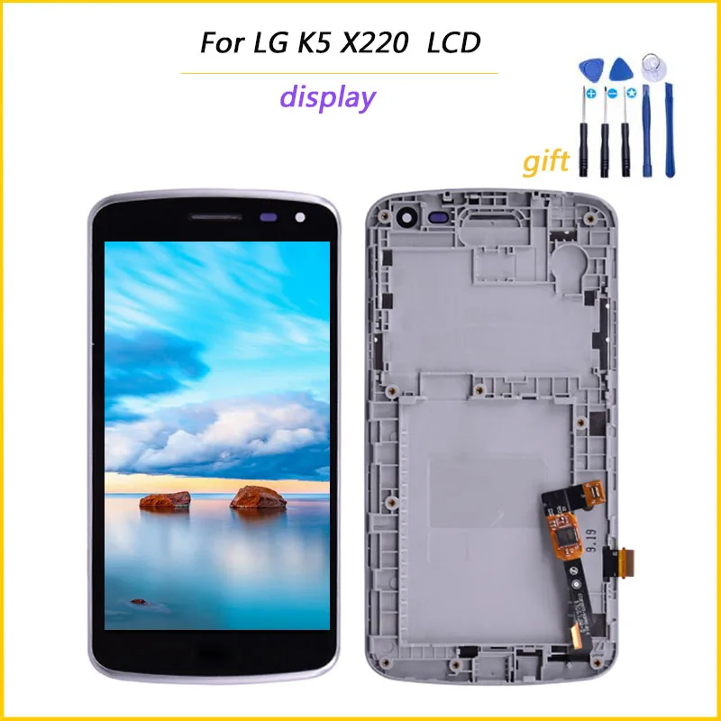 100% протестированный высококачественный дисплей для LG K5 X220 X220mb X220ds ЖК-дисплей с
