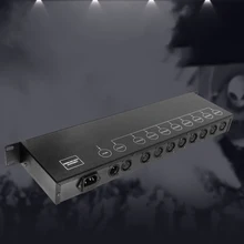 Aliexpress - DMX Control projector amplifier/Splitter/signal distributor/repeater DMX512 signal output 6 channel for dj disco party lights