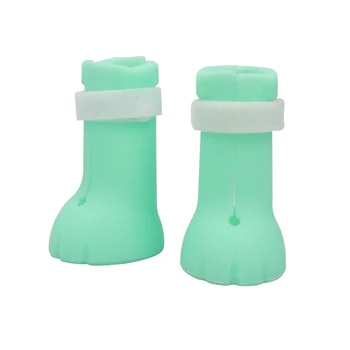 

4 Pcs Cat Anti-Scratch Shoes Boots Cover Pet Caring Silicone Soft Safe Paw Protector for Bathing Barbering Nail Clipping JS22