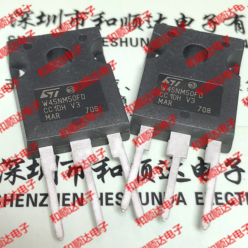 2 шт./W45NM50FD STW45NM50FD-247 500V 45A TO247