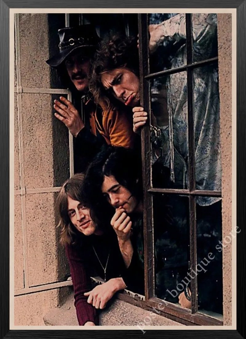 Led Zeppelin рок-н-РОЛ постер, Jimmy страница, Роберт Плант винтажные наклейки домашний Декор наклейки на стену девять процентов/7 - Цвет: 3