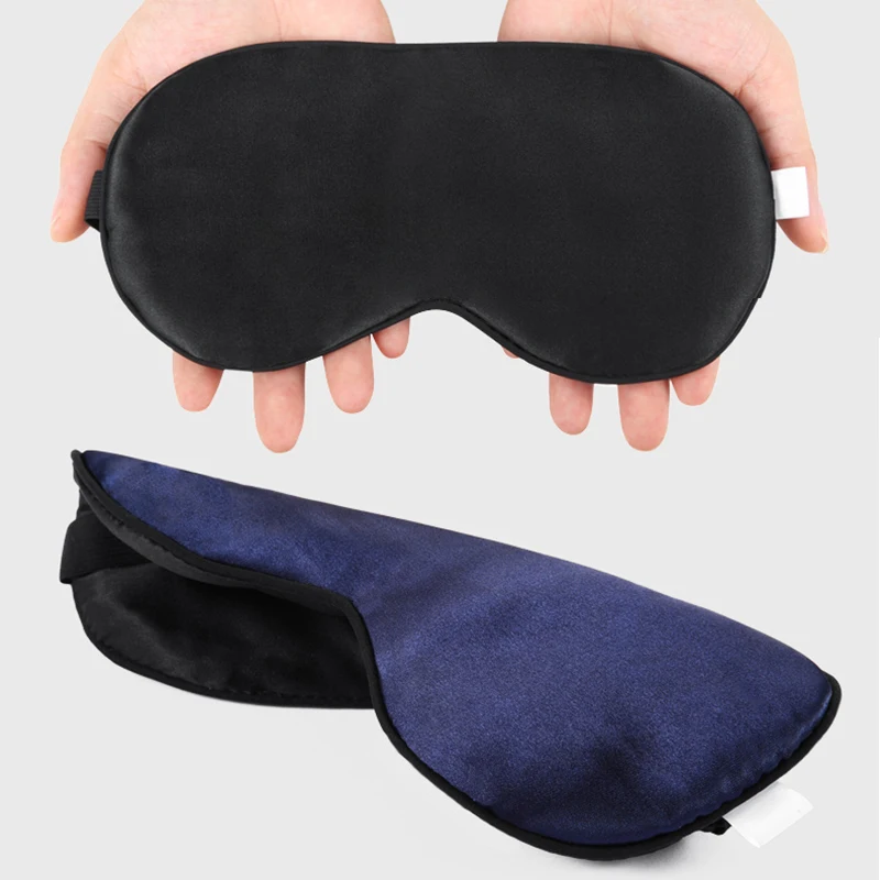 100% Natural Mulberry Silk Sleep Mask Soft Eye Patches Soft Blindfold Smooth Eye Mask Eyeshade Eye Cover Patch Bandage Comfort