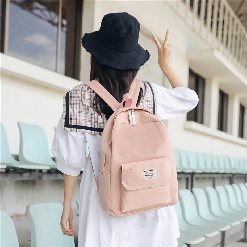 

Backpack Women's 2018 New Style Campus CHIC School Bag INS Super Fire Backpack Vintage Sense Mild GIRL'S School Bag