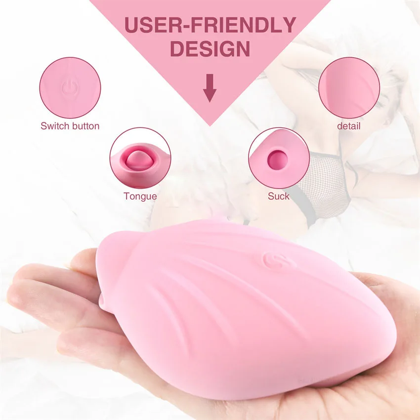 Sucker Clitoris Pussy Licker Toy For Women Nipple Vibrating Massager Clit Vibro Sucking Masturbator Tongue Vibrator 18+ Sex Toys