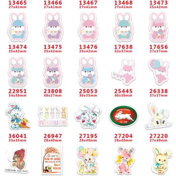 

DIY Craft Supplies cartoon character flat back planar resins 30 pieces, rabbit, PR-13465-27220