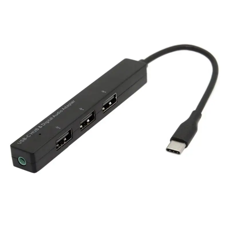 FULL-Thunderbolt 3 USB-C TypeC 3,5 мм цифровой аудио адаптер концентратор для Pro GW