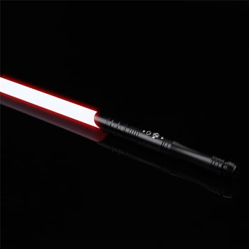 

Upgrade Lightsaber RGB Dueling Blaster Flash On Clash Lock Up Volume Adjustment Blaster 12 Kind Of Colors Light Sword Toys