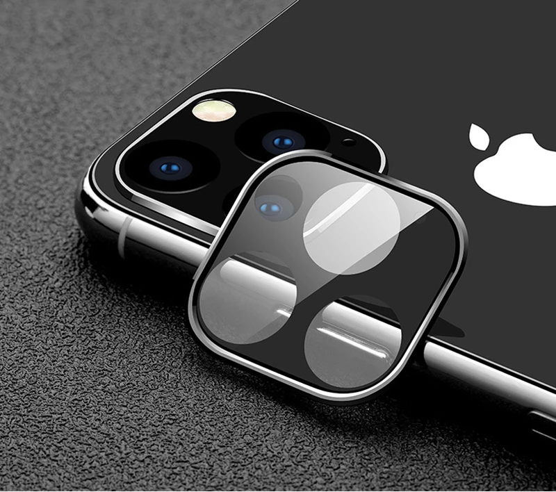 100 шт полное покрытие против царапин объектив камеры закаленное стекло для iPhone 11 Pro Max металлическое стекло защитная темно-зеленая пленка