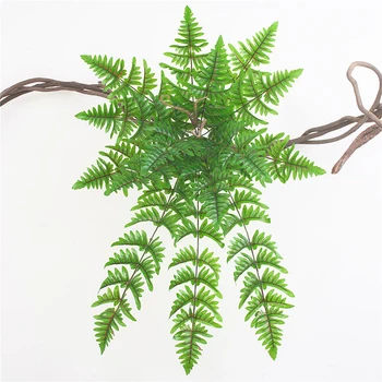 

Multi-head Persian Artificial Pteris Multifida Poir Wall Hangers Plastic Grass Green Model Ferns Grass Plant Decoration Home