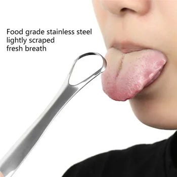 

1pc Tongue Brush Tongue Cleaner Scraper Cleaning Tongue Scraper For Oral Care Oral Hygiene Keep Fresh Breath