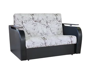 

Sofa accordion Grand D 140 suede White