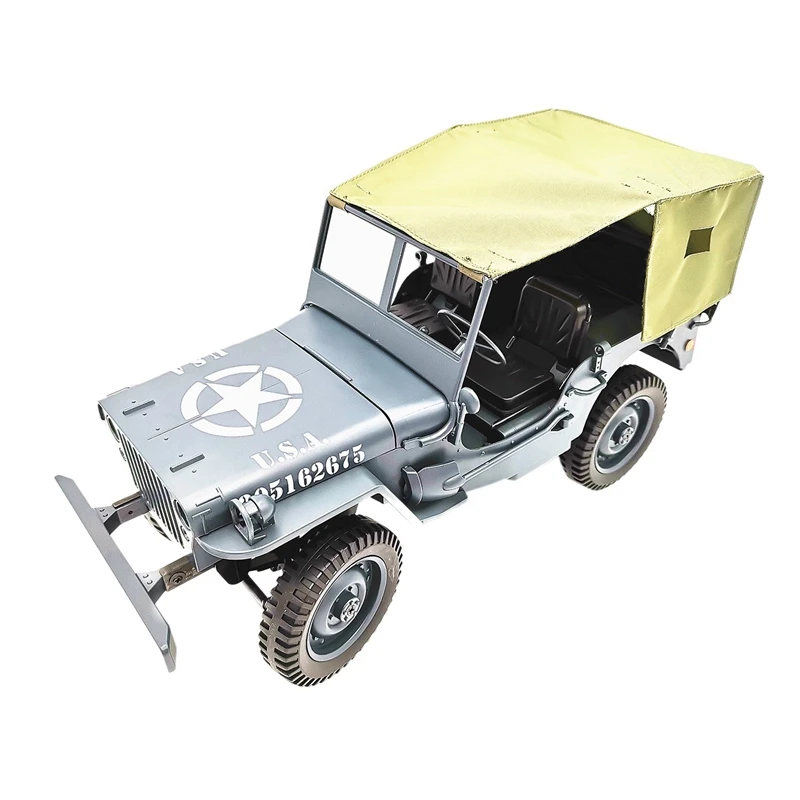 

C606 1:10 Rc Car 2.4G Remote Control for Jeep Four-Wheel Climbing Car(Blue Tent Version)