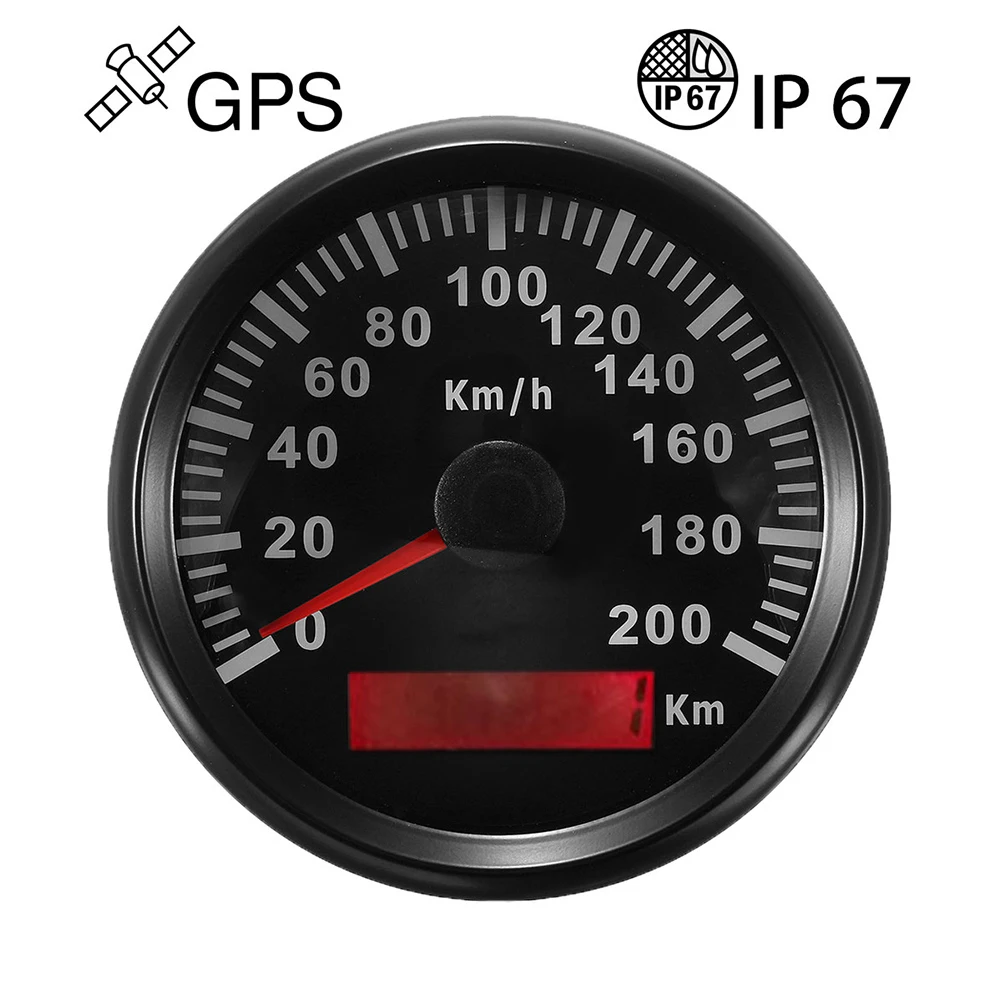 200 км/ч автомобиль мотоцикл цифровой gps Спидометр Водонепроницаемый одометр датчик горячий Бутик