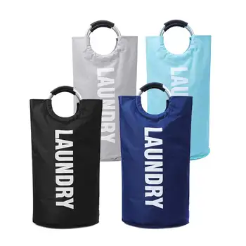 

Waterproof-Washing-Bin-Folding-Clothes-Travel-Shopping-Bathroom Large-Laundry-Basket-Collapsible-Fabric-Hamper-Bag-Durable-