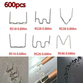 

600PCS Set 0.6/0.8mm Hot Stapler Staple For Plastic Welder Car Bumper Repair