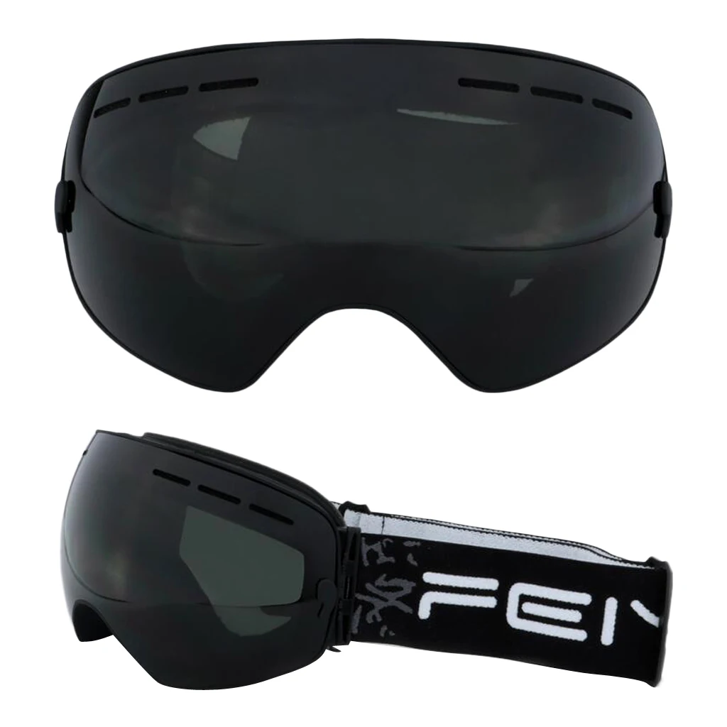 

Unisex Ski Snowboard Helmet With Earmuffs + Pro Ski Snowboard Snow Goggles Black Snowboard Helmet Ski Equipment