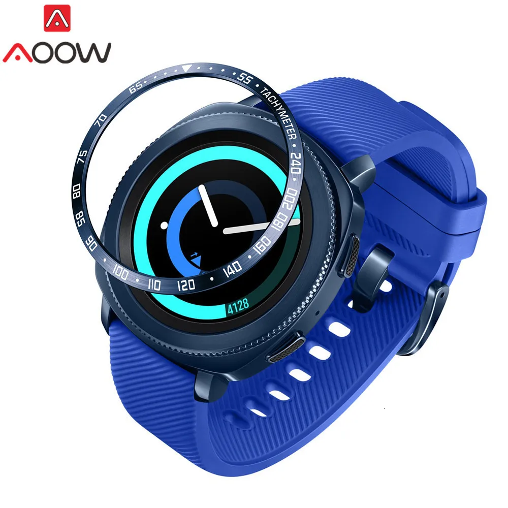 Ободок кольцо Стайлинг для samsung Galaxy Watch 42 мм/Шестерня Спорт клеющаяся крышка против царапин защита из нержавеющей стали аксессуары
