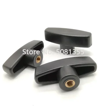 

5pcs/lot M6 M8 M10 T type hand adjusting nut / T Type Plastic Head Handle nuts Wood Plum Bolt